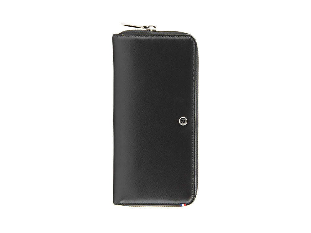 Cartera S.T. Dupont Line D, Negro, Piel, 10 Tarjetas, RFID Protection, 180044