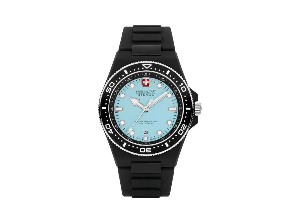 Reloj de Cuarzo Swiss Military Hanowa Aqua Ocean Pioneer, Turquesa, SMWGN0001186