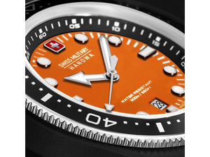Reloj de Cuarzo Swiss Military Hanowa Aqua Ocean Pioneer, Naranja, SMWGN0001187