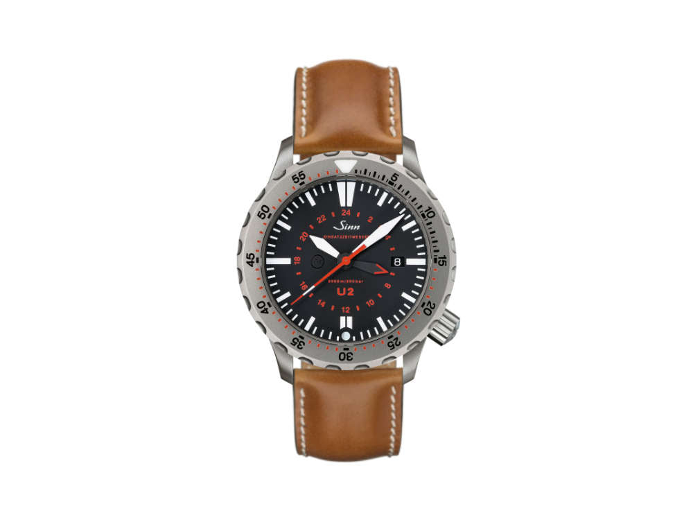 Reloj Automático Sinn U2 Diver, ETA 2893-2, 44mm, 200 atm, Negro, 1020.010 LB141