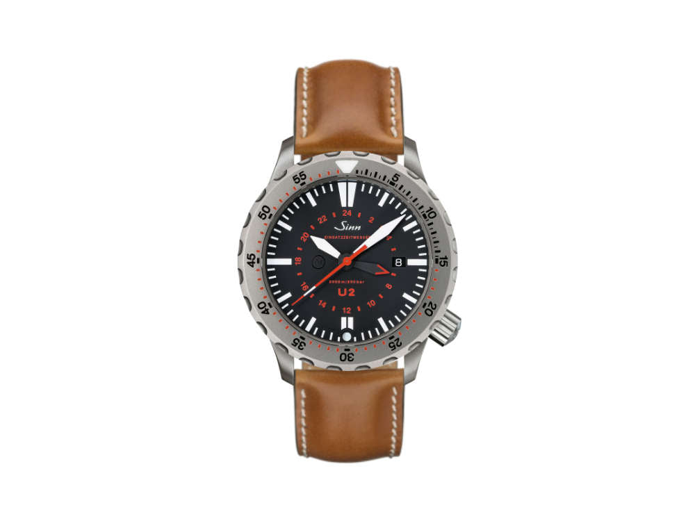 Reloj Automático Sinn U2 Diver, ETA 2893-2, 44mm, 200 atm, Negro, 1020.010 LB141