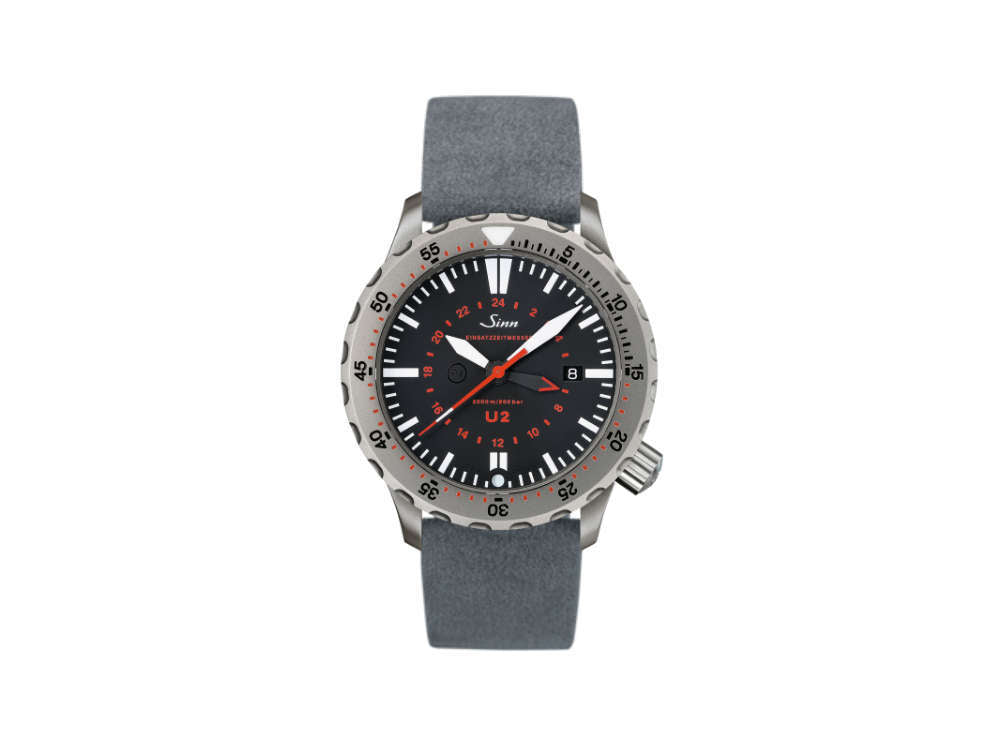 Reloj Automático Sinn U2 Diver, ETA 2893-2, 44mm, 200 atm, Negro, 1020.010 LB163
