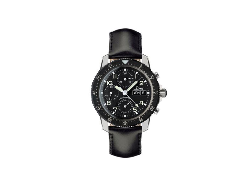 Reloj Automático Sinn 103 St, 41 mm, Correa de piel, Negro. 103.031 LB33