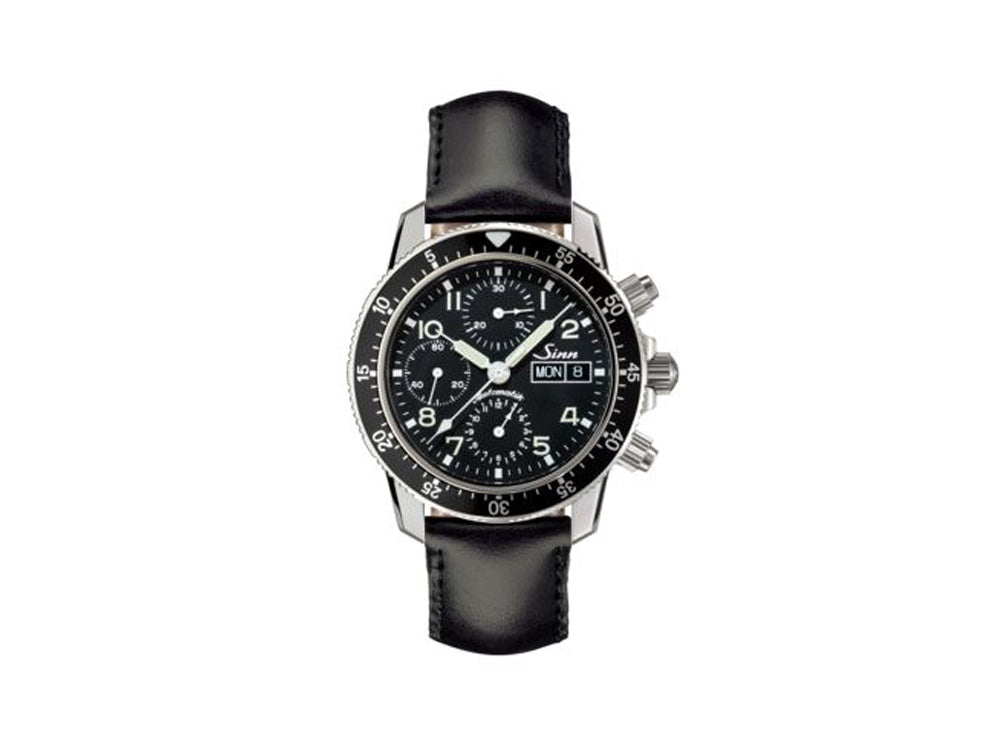 Reloj Automático Sinn 103 St Sa, Valjoux 7750, 41mm, Crono, Negro, 103.061 LB33