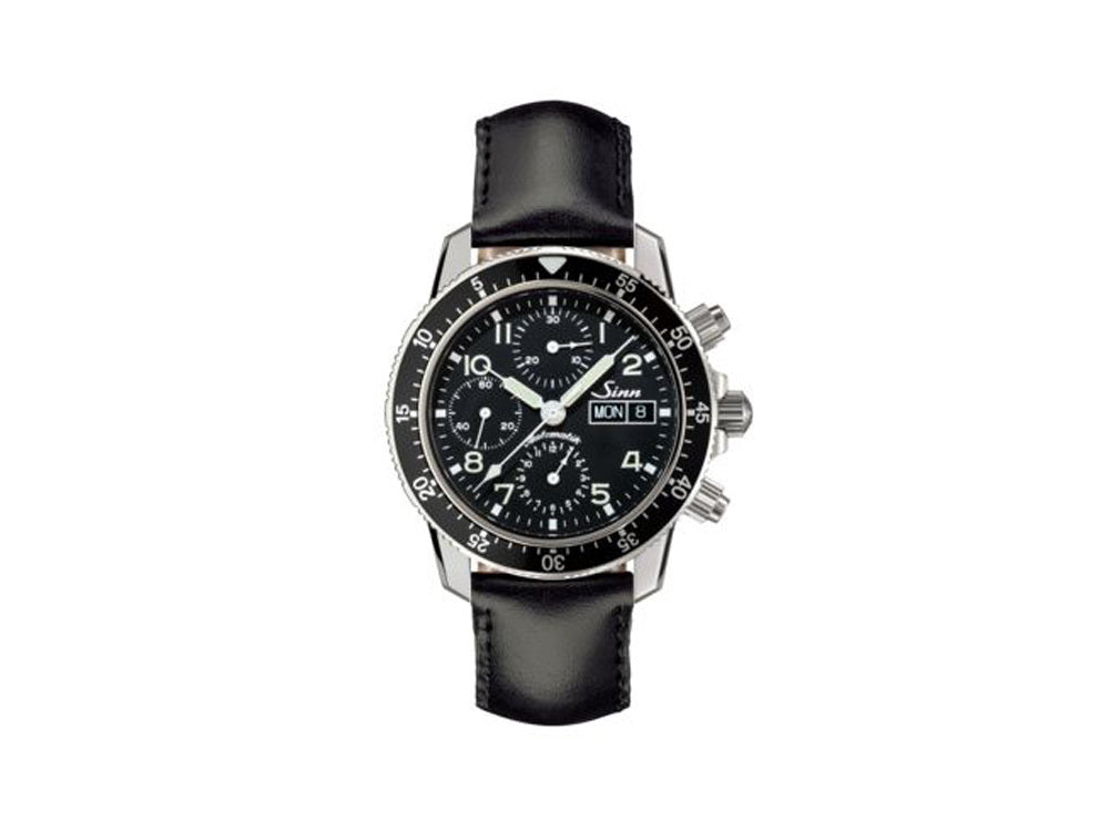Reloj Automático Sinn 103 St Sa, Valjoux 7750, 41mm, Crono, Negro, 103.061 LB33