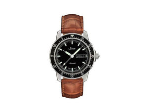 Reloj Automático Sinn 104 St Sa I, 41mm, Negro, Correa de Aligátor, 104.010 LB14
