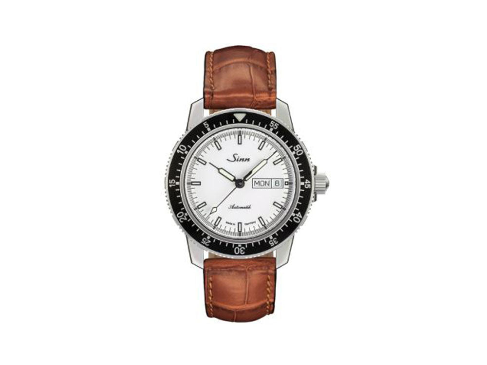 Reloj Automático Sinn 104 St Sa I W, 41 mm, Correa de Aligátor, 104.012 LB14
