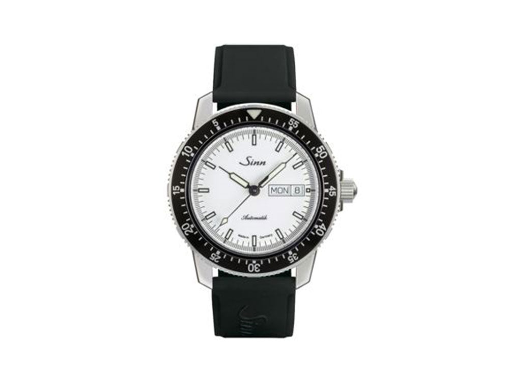 Reloj Automático Sinn 104, SW 220-1, 41 mm, Correa de silicona, 104.012 SI50
