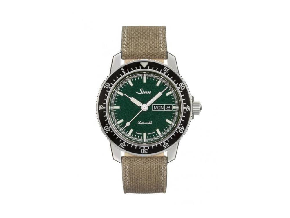 Reloj Automático Sinn 104 St Sa I MG, 41 mm, Verde,Textil, 104.0131 LB221
