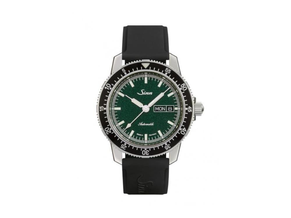 Reloj Automático Sinn 104 St Sa I MG, 41 mm, Verde, Silicona, 104.0131 SI50