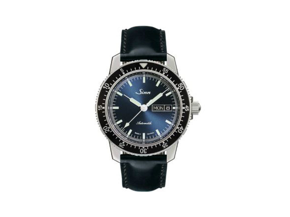 Reloj Automático Sinn 104 St Sa I B, 41 mm, Azul, Correa de piel, 104.013 LB18