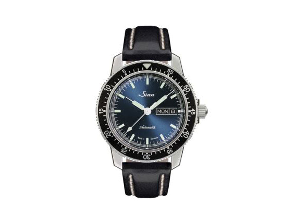 Reloj Automático Sinn 104 St Sa I B, 41 mm, Azul, Correa de piel, 104.013 LB35