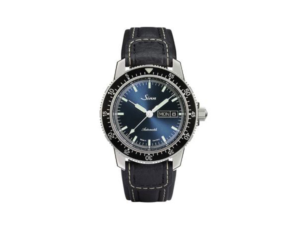 Reloj Automático Sinn 104 St Sa I B, 41 mm, Azul, Correa de piel, 104.013 LB86