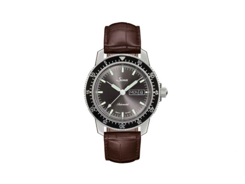 Reloj Automático Sinn 104 St Sa I A, 41 mm, Gris, Correa de piel, 104.014 LB13