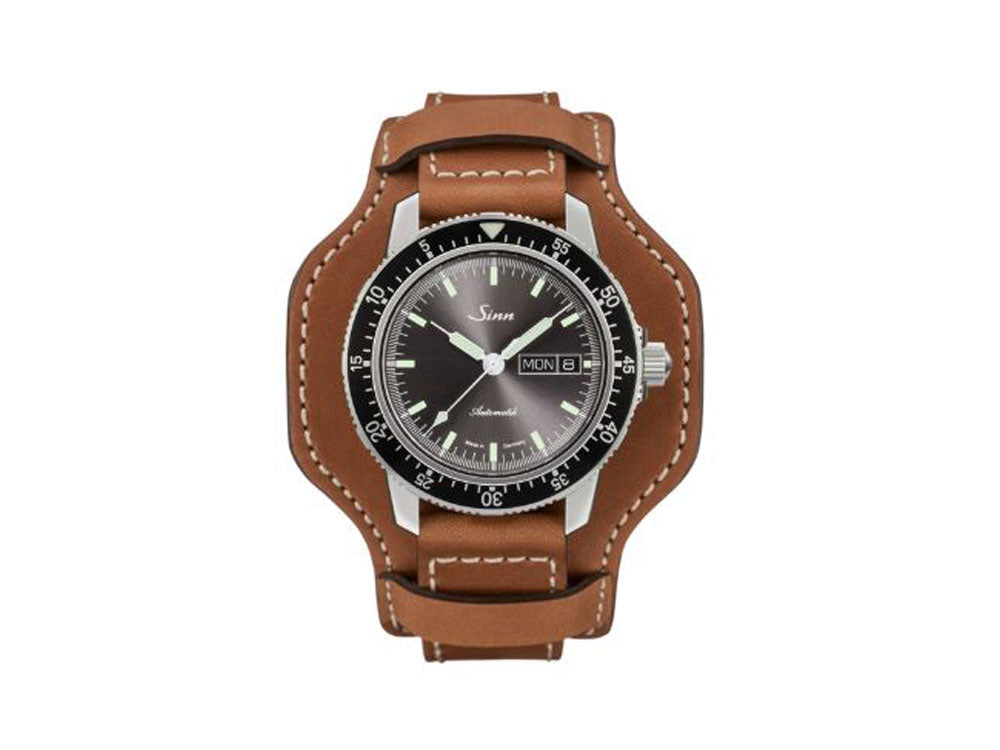 Reloj Automático Sinn 104 St Sa I A, 41 mm, Negro, Correa de piel, 104.014 LB138