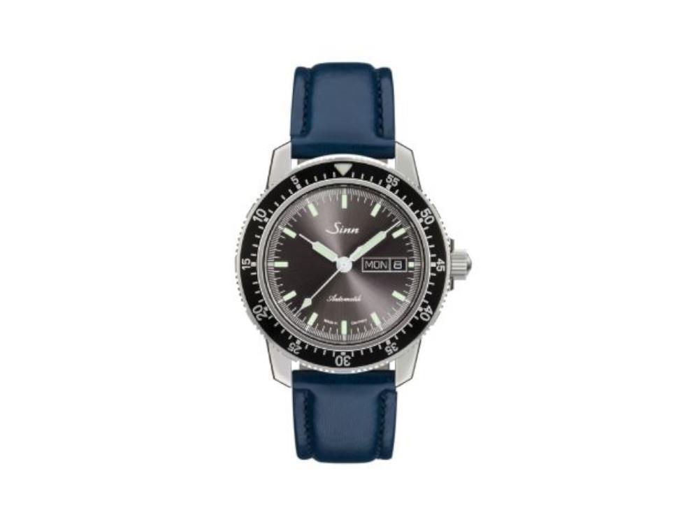 Reloj Automático Sinn 104 St Sa I A, SW 220-1, 41mm, Negro, Piel, 104.014 LB161
