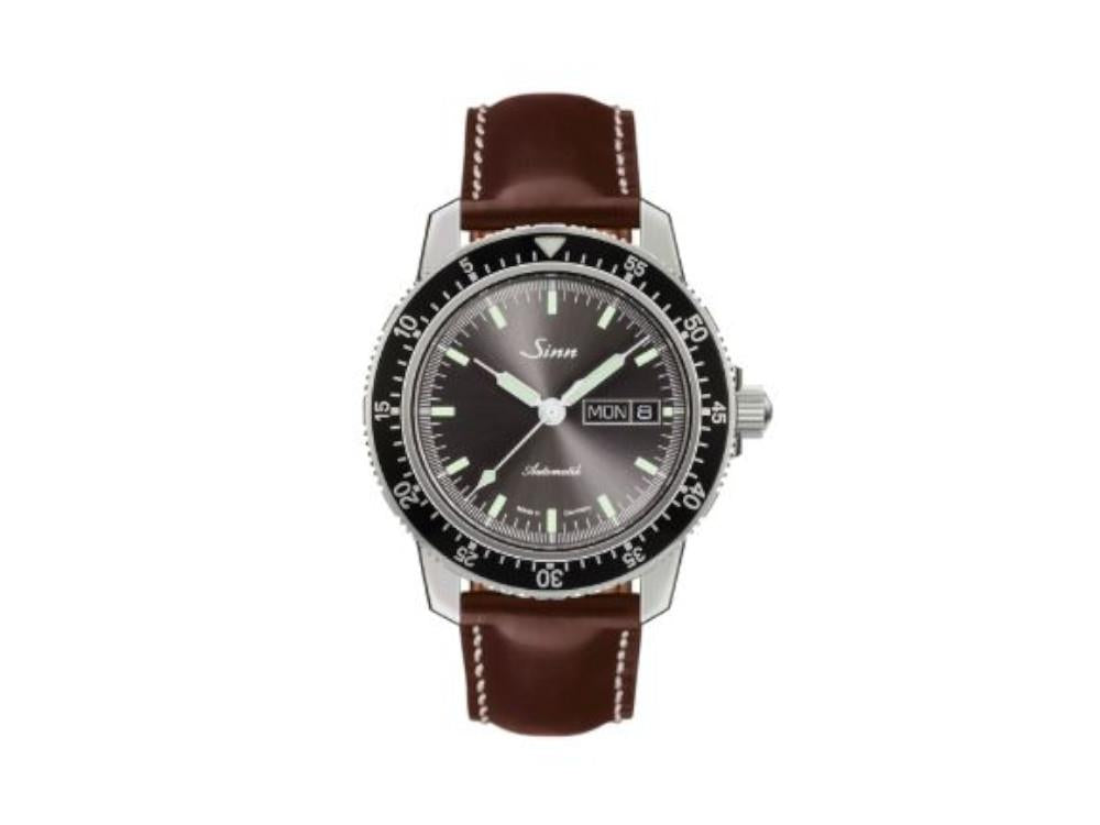 Reloj Automático Sinn 104 St Sa I A , SW 220-1, 41mm, Negro, Piel, 104.014 LB21