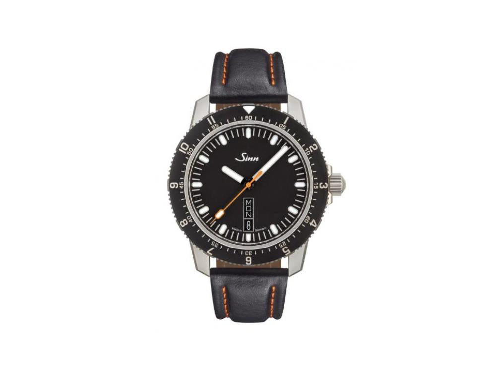 Reloj Automático Sinn IW-105 St Sa, 41 mm, Negro, Correa de piel, 105.010 LB126