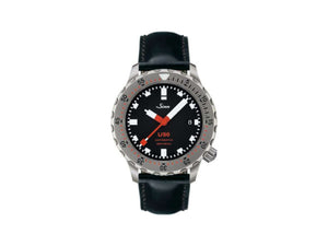 Reloj Automático Sinn U50, 41 mm, 50 atm, Acero submarino, Negro, 1050.010 LB18