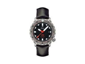 Reloj Automático Sinn U50, 41 mm, 50 atm, Acero submarino, Negro, 1050.010 LB33