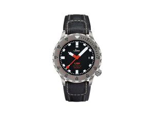 Reloj Automático Sinn U50, 41 mm, 50 atm, Acero submarino, Negro, 1050.010 LB86