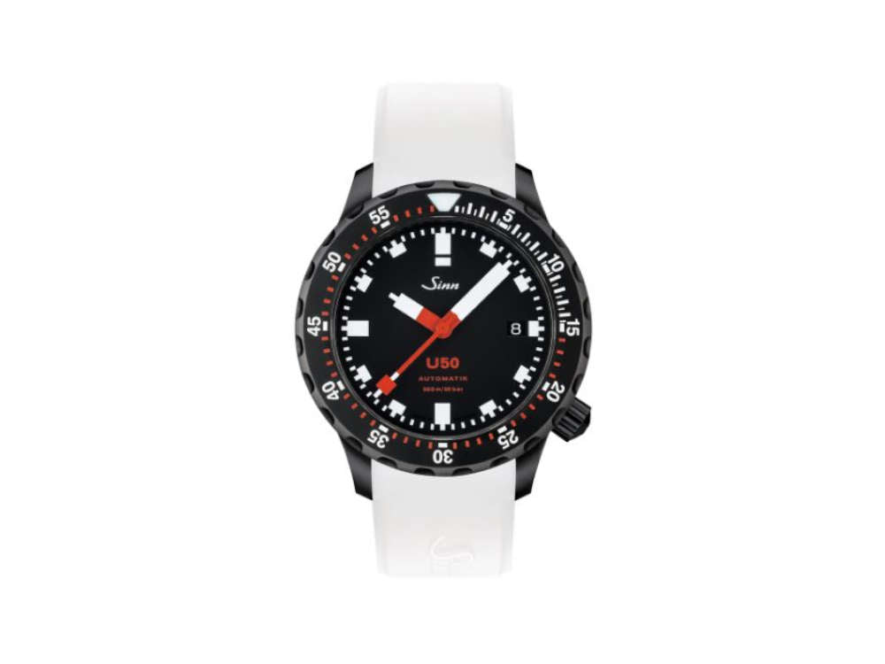 Reloj Automático Sinn U50 S, 41mm, 50atm, Acero submarino, Negro, 1050.020 SI229