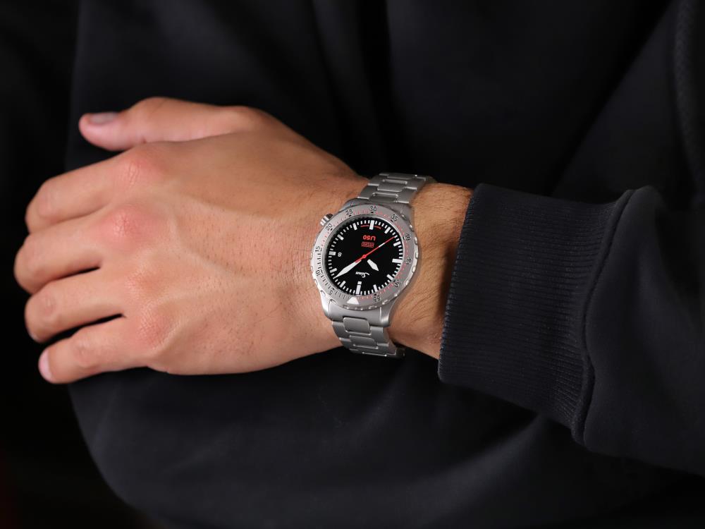 Reloj de Cuarzo Sinn U50 HYDRO con TEGIMENT, Negro, 500 atm, 1051.030 MB