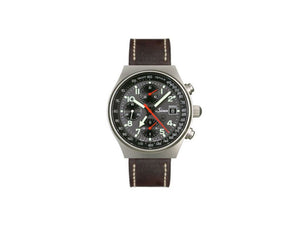 Reloj Automático Sinn 144 St DIAPAL, GMT, 41 mm, Crono, Negro, 144.068 LB115