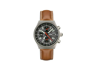 Reloj Automático Sinn 144 St DIAPAL, GMT, 41 mm, Crono, Negro, 144.068 LB140