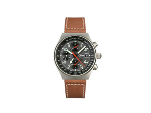 Reloj Automático Sinn 144 St DIAPAL, GMT, 41 mm, Crono, Negro, 144.068 LB142