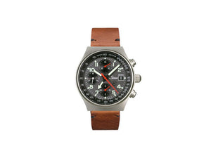 Reloj Automático Sinn 144 St DIAPAL, GMT, 41 mm, Crono, Negro, 144.068 LB156