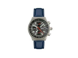 Reloj Automático Sinn 144 St DIAPAL, GMT, 41 mm, Crono, Negro, 144.068 LB161