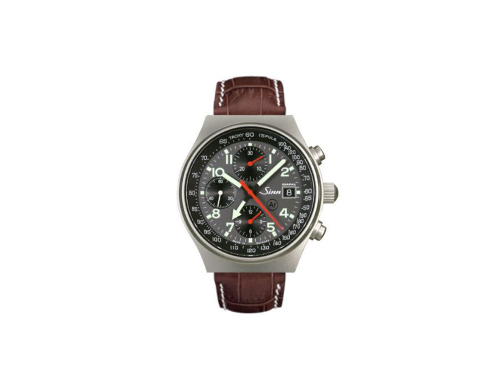 Reloj Automático Sinn 144 St DIAPAL, GMT, 41 mm, Cronógrafo, Negro, 144.068 LB2