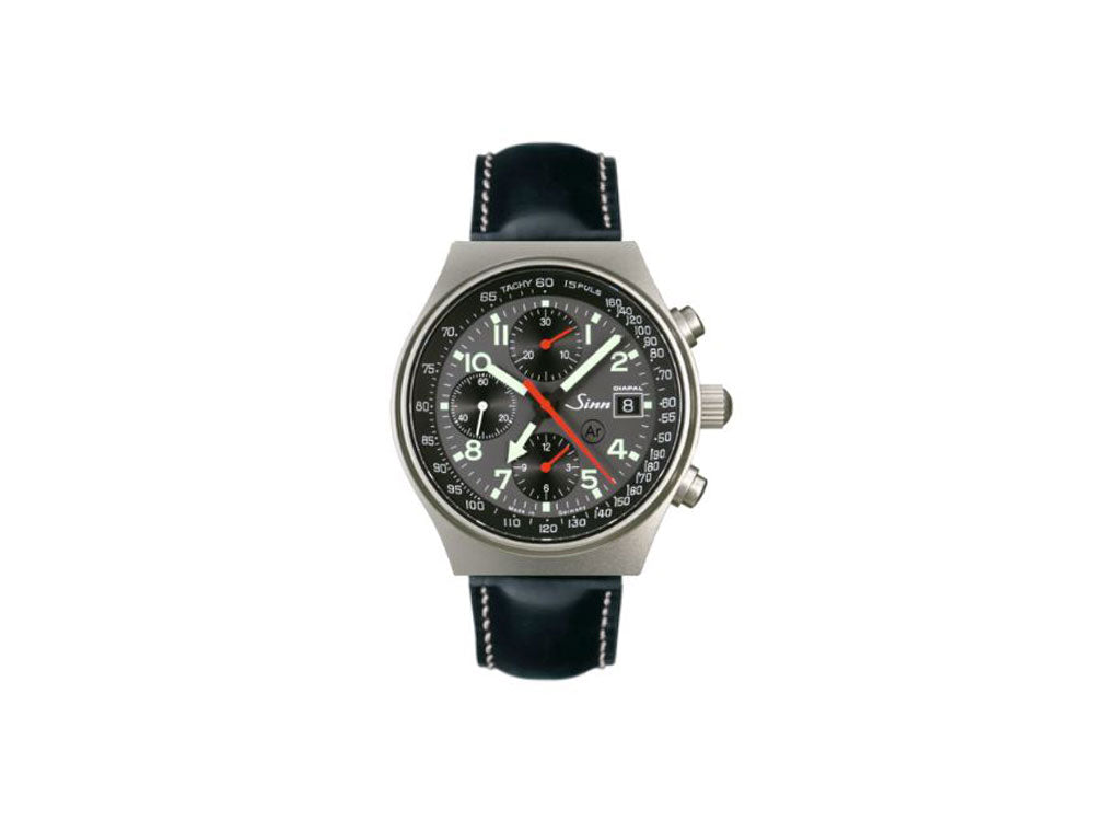 Reloj Automático Sinn 144 St DIAPAL, GMT, 41 mm, Cronógrafo, Negro, 144.068 LB20
