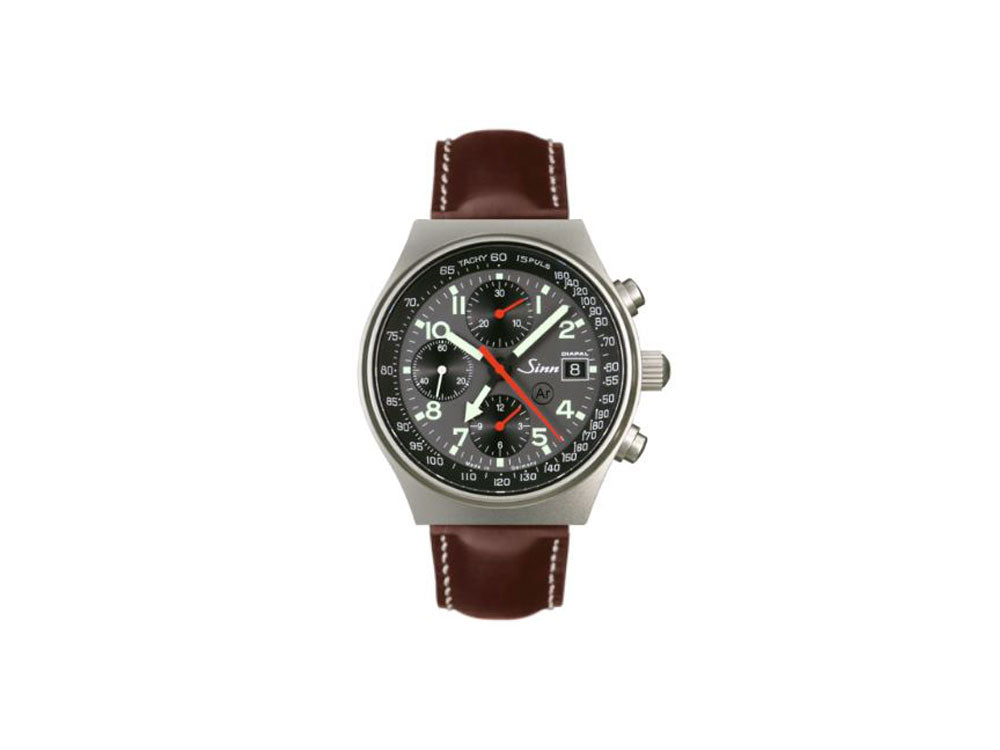 Reloj Automático Sinn 144 St DIAPAL, GMT, 41 mm, Cronógrafo, Negro, 144.068 LB21