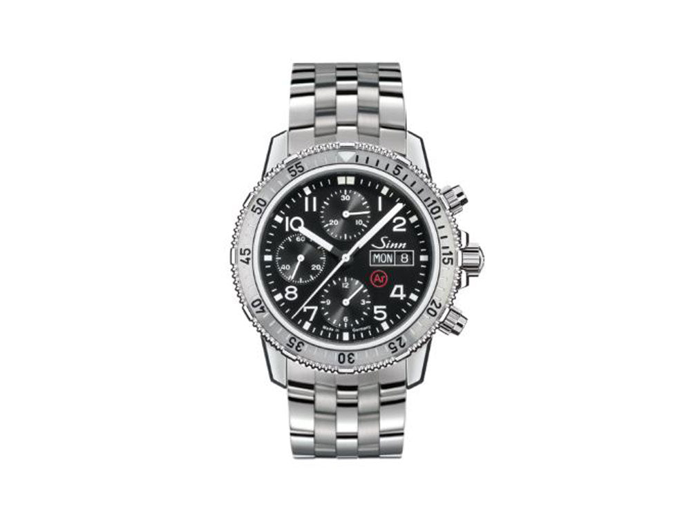 Reloj Automático Sinn 206 St Ar, Valjoux 7750, Negro, 43 mm, 206.010 MB75