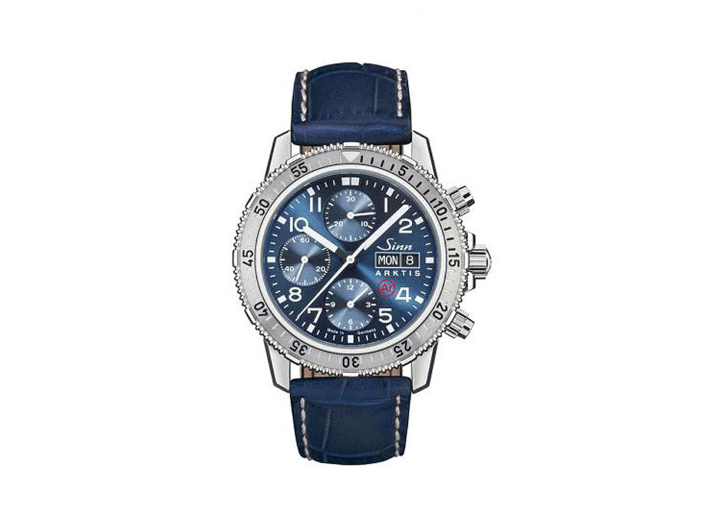 Reloj Automático Sinn 206 ARKTIS II, Valjoux 7750, Azul, 43 mm, 206.012 LB8
