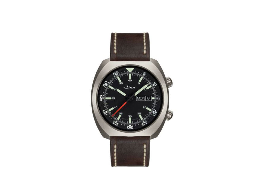 Reloj Automático Sinn 240 St, Acero inoxidable pulido, Negro, 240.010 LB127