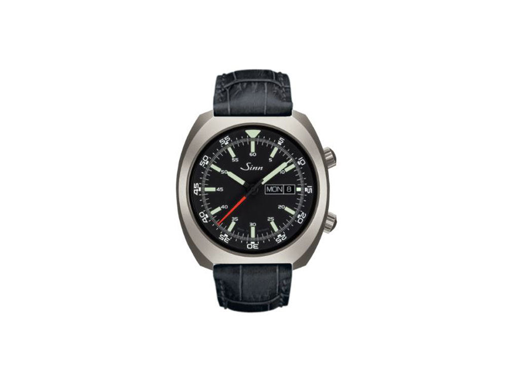 Reloj Automático Sinn 240 St, Acero inoxidable pulido, Negro, 240.010 LB5
