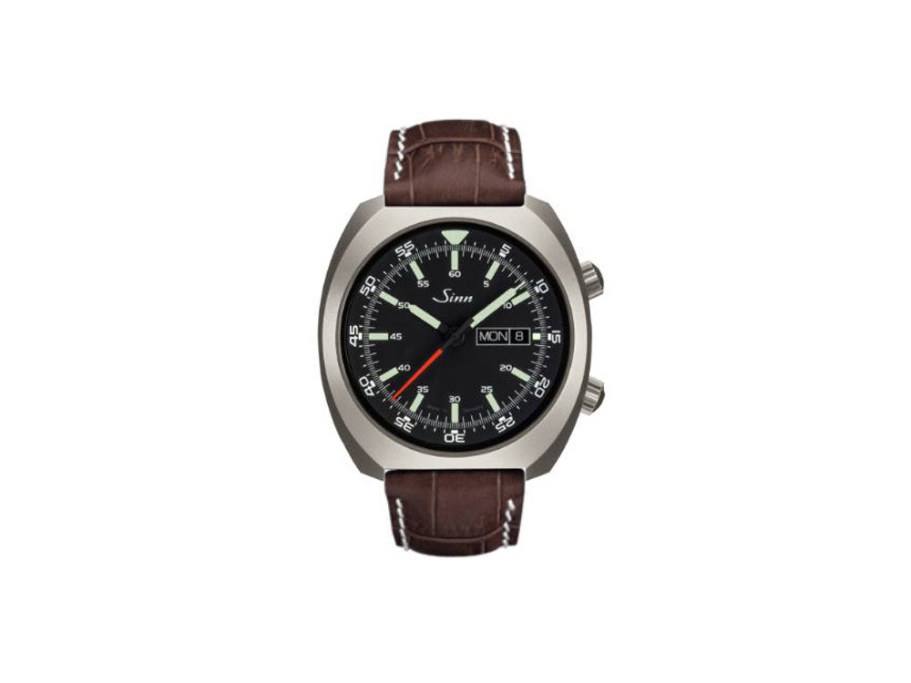 Reloj Automático Sinn 240 St, Acero inoxidable pulido, Negro, 240.010 LB7
