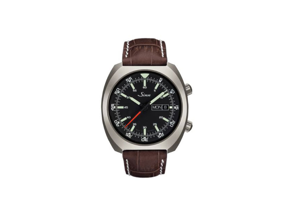 Reloj Automático Sinn 240 St, Acero inoxidable pulido, Negro, 240.010 LB7