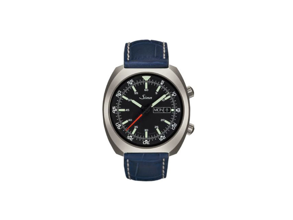 Reloj Automático Sinn 240 St, Acero inoxidable pulido, Negro, 240.010 LB8