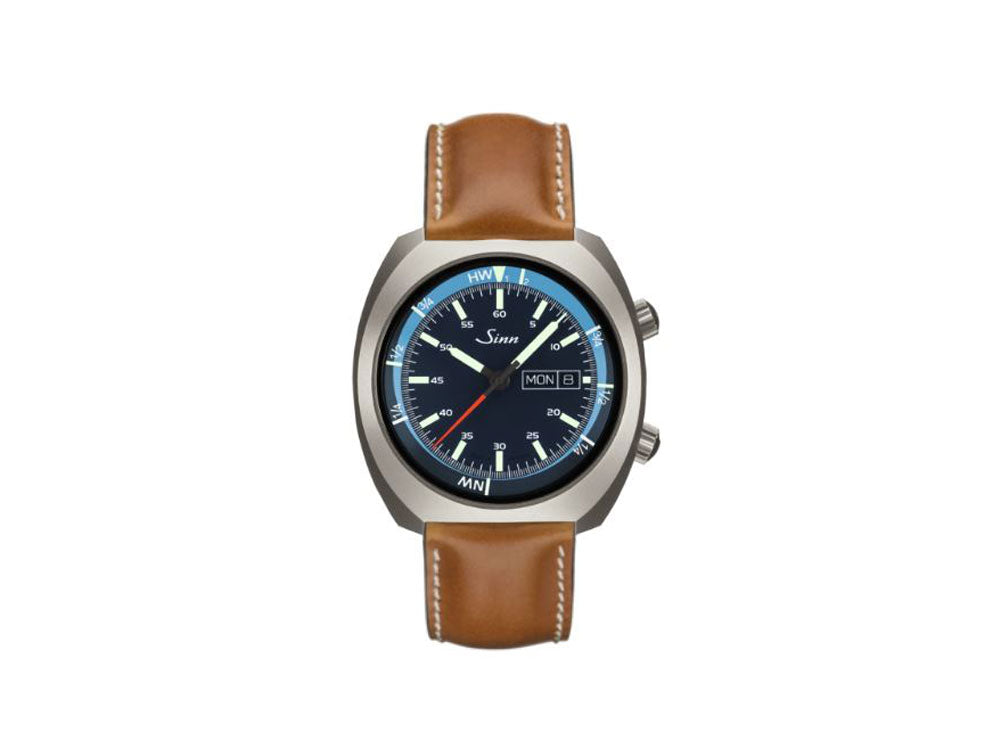 Reloj Automático Sinn 240 St GZ, SW 220-1, Acero inoxidable, Azul, 240.011 LB141