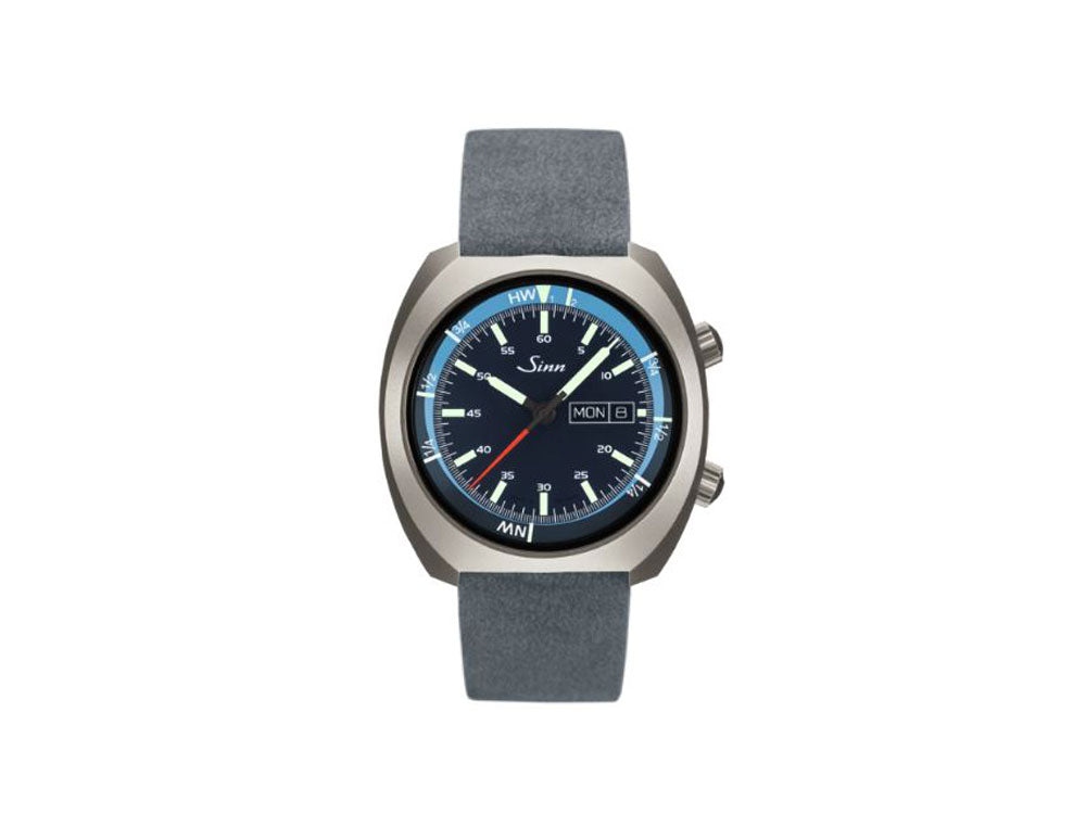 Reloj Automático Sinn 240 St GZ, SW 220-1, Piel, 43mm, 240.011 LB163