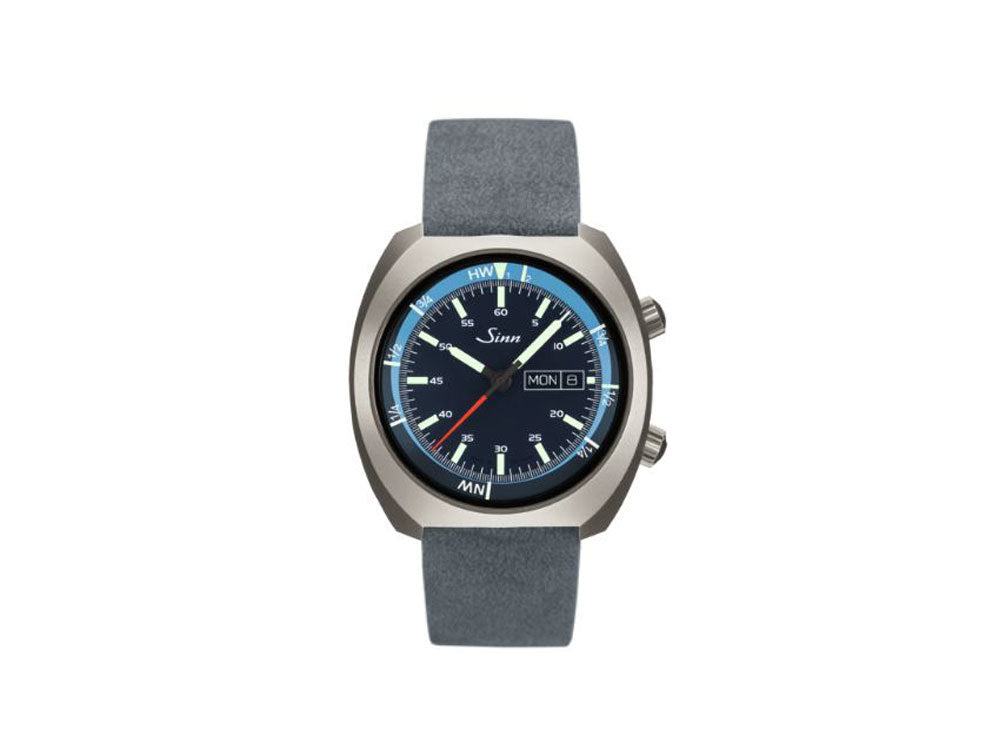 Reloj Automático Sinn 240 St GZ, SW 220-1, Piel, 43mm, 240.011 LB163
