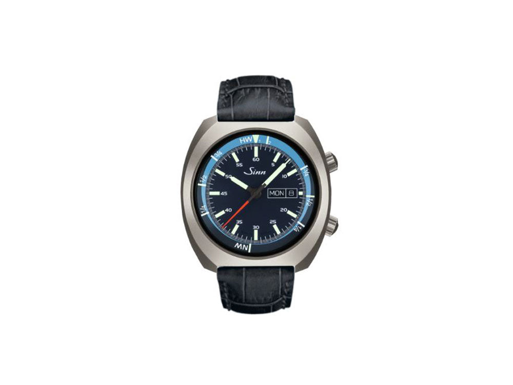 Reloj Automático Sinn 240 St GZ, Acero inoxidable, 43 mm, Azul, 240.011 LB5