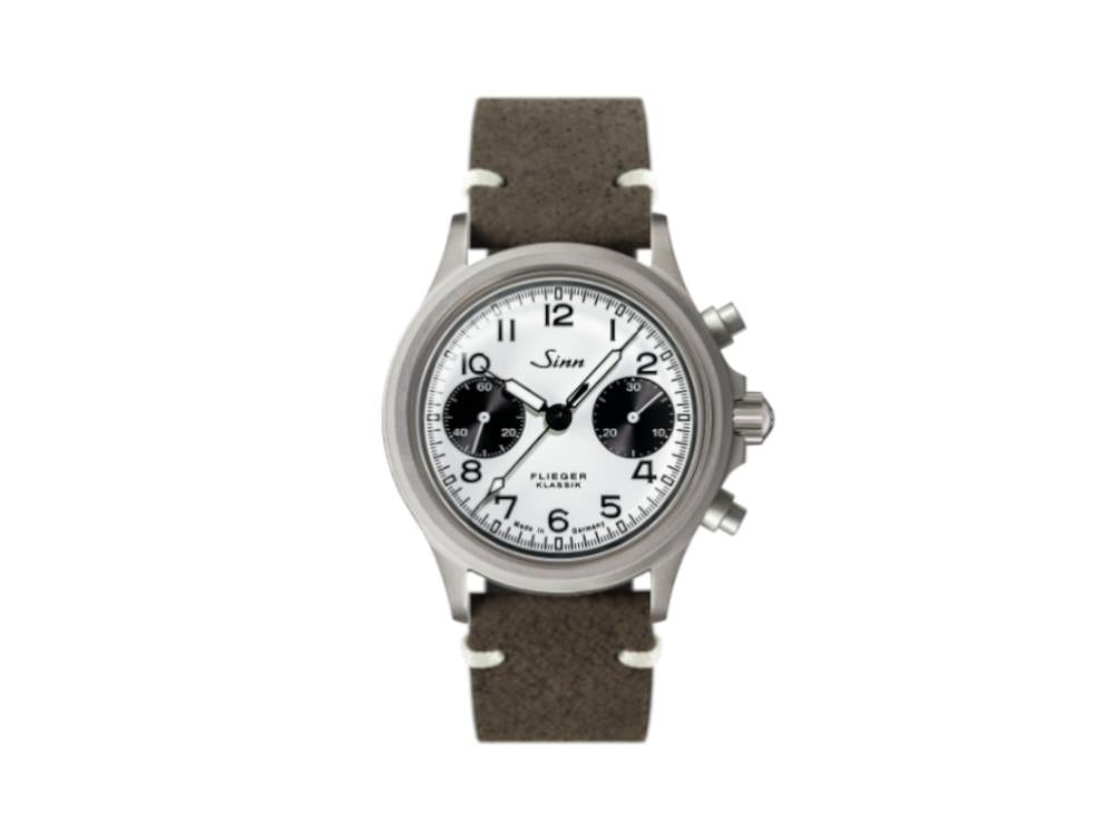 Reloj Automático Sinn 356 PILOT Classic W, SW 510, Crono, 38,5mm, 356.0201 LB316
