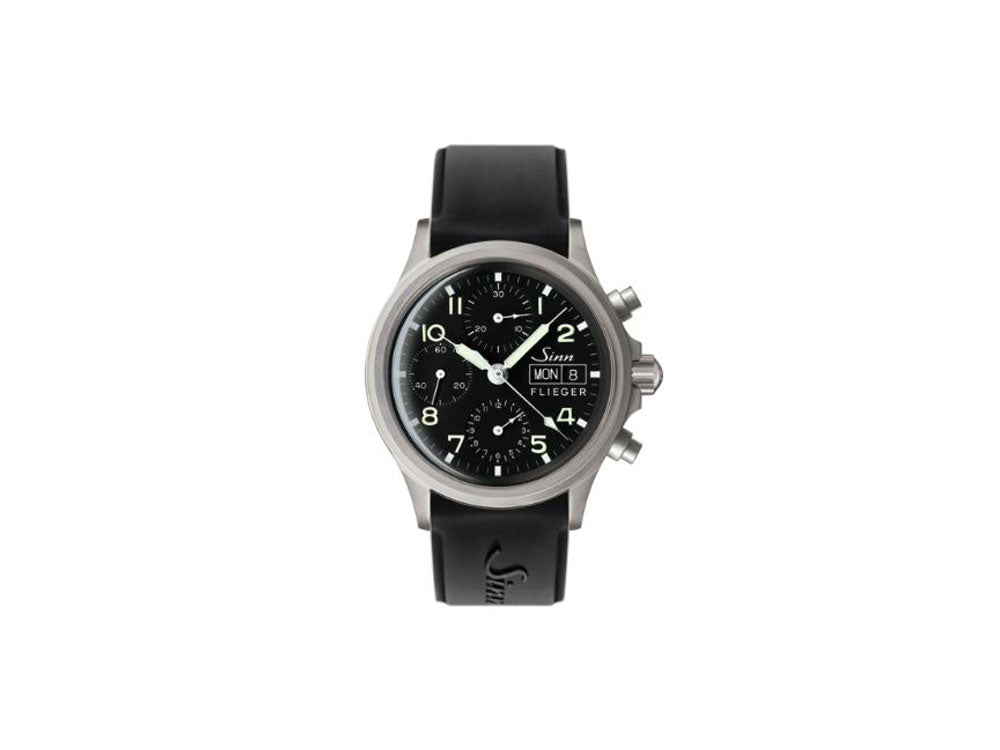 Reloj Automático Sinn 356 PILOT, Cronógrafo, 38,5mm, Negro, 356.020 SI44