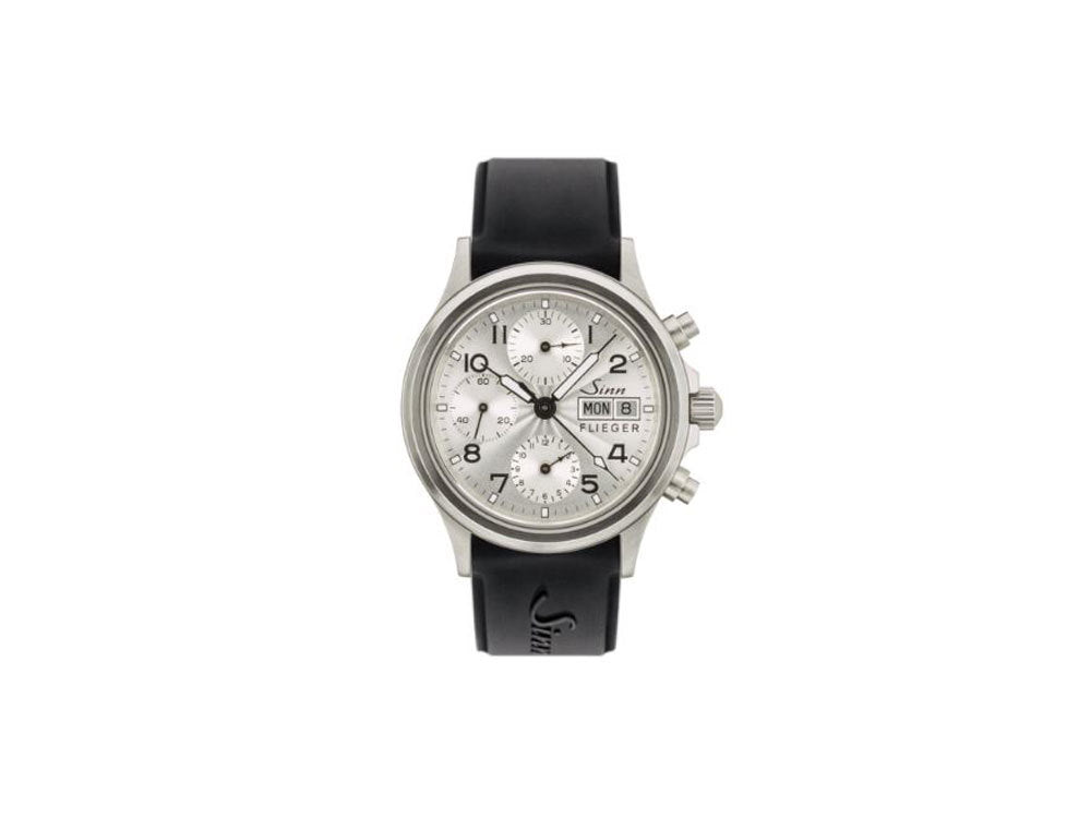 Reloj Automático Sinn 356 Sa PILOT III, Cronógrafo, 38,5mm, Plata, 356.0721 SI44