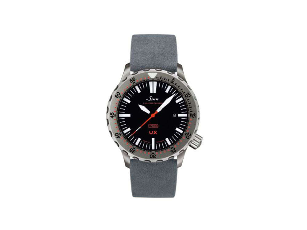Reloj de Cuarzo Sinn UX Diving, ETA 955.652, 44mm, Negro, 403.030 LB163